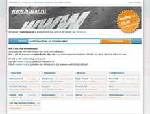 Tablet Screenshot of huzar.nl
